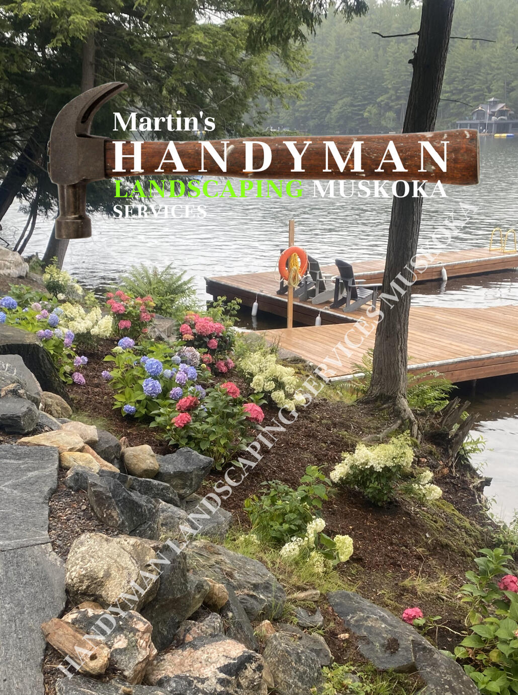 PLANTING FLOWERS AT A MUSKOKA COTTAGE